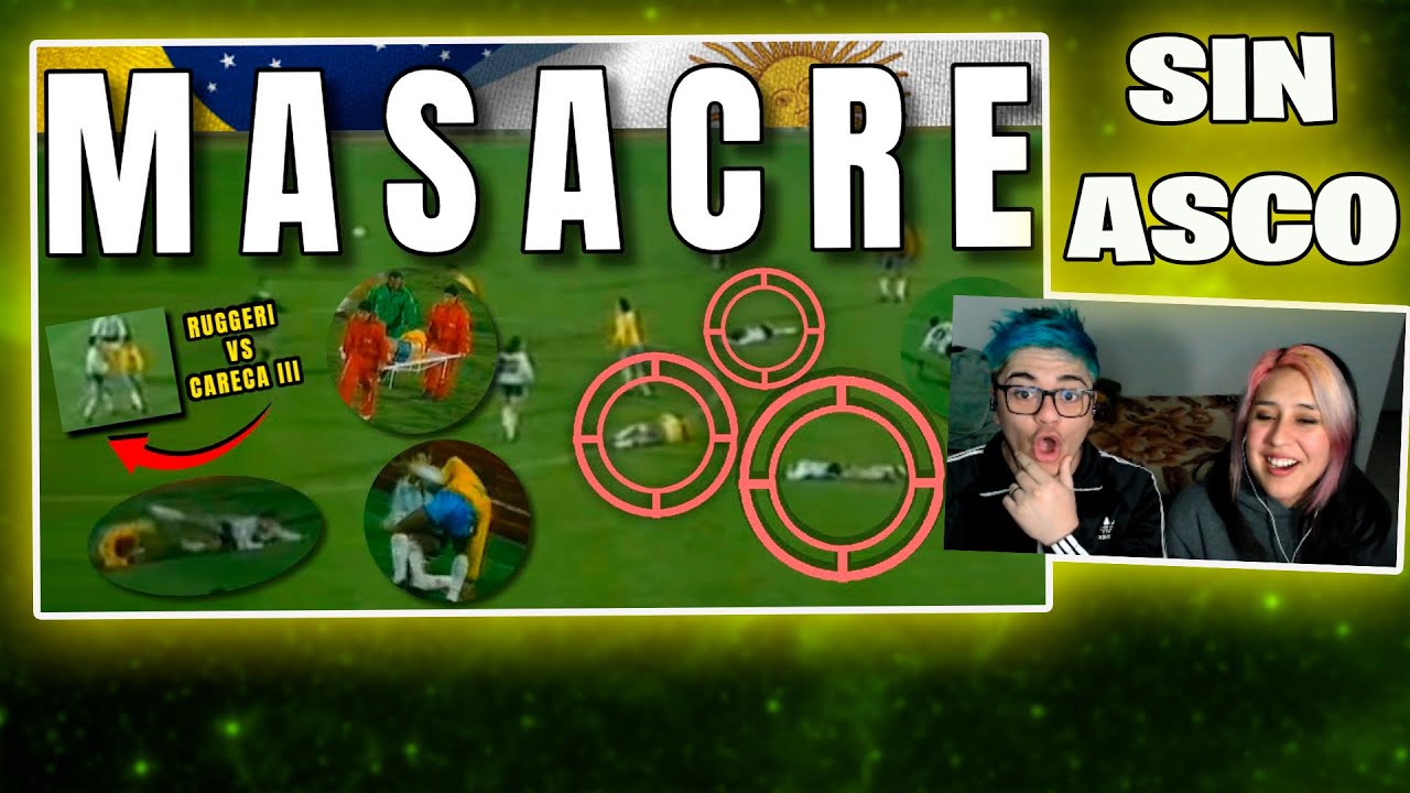 REACCION | CUANDO ARGENTINA y BRASIL | ENSEÑARON como se JUEGA un CLASICO | SE DAN SIN ASCO