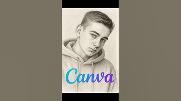 Canva Tutorial: Pencil Sketch Effect Using Ask Canva #canva