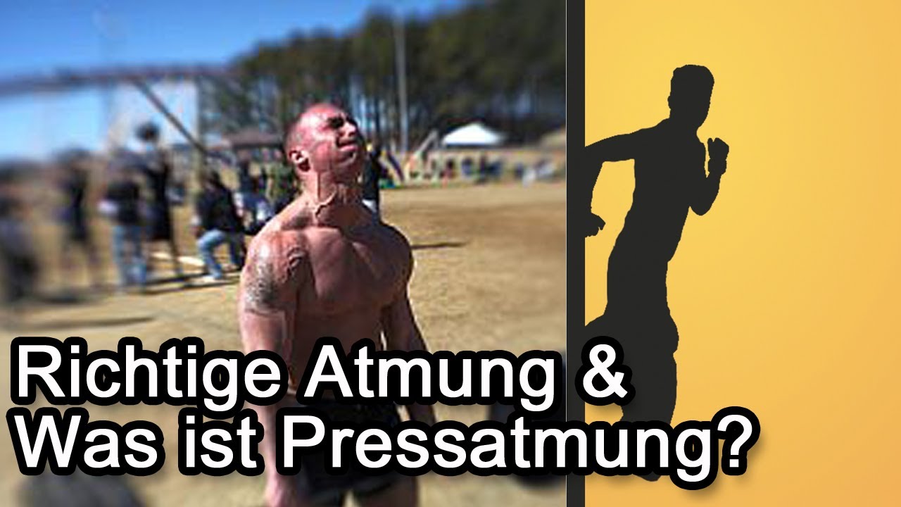 Was ist eine Pressatmung und wie geht die richtige Atemtechnik beim Training?