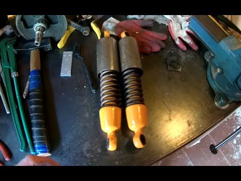 Упрощенный способ сборки задних амортов Иж планета