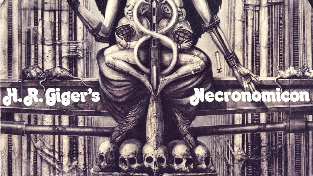 5 H.R. Giger's Necronomicon 1984 German Edition Slideshow - YouTube