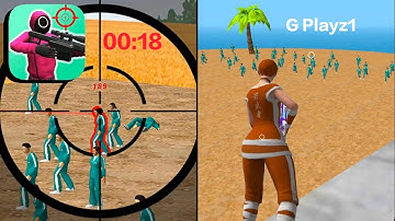 Day 134, Squid Game K-Sniper Challenge 3D 365 Days🎯#subwaysurfers #live #shortsfeed #squidgame