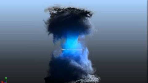 Tornado Simulation -Maya 2016 Particles and Fluid Dynamics