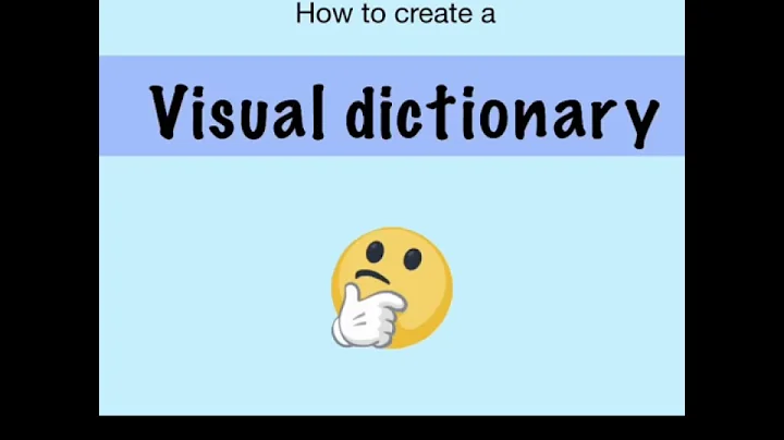 How to: Visual dictionary