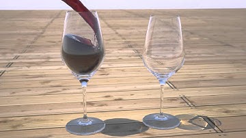 RealFlow Wineglass Fill - Maxwell Render