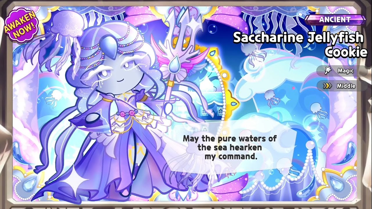 🪼AWAKENED Saccharine Jellyfish Cookie Gacha Animation || Cookie Run Kingdom