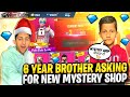 6 Year Brother Ask Me For Winter Mystery Shop Got 99% Off 💎I Became A SANTA CLAUS- Garena Free Fire