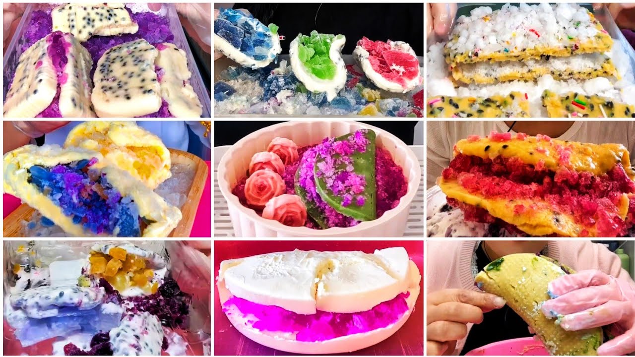 TRENDY ICE || TACOS SHAPED ICE PART-2 [2025]  || Ice shop