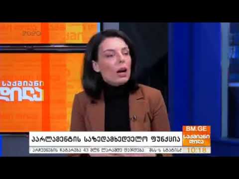 ეკა ციმაკურიძე: \"პარლამენტი საზედამხედველო ფუნქციას ასეულებს იშვიათად და არაეფექტურად\"