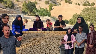 ❤️ Amin & Samira's BeautifulLove Story | Goat Milking,DeliciousFamilyLunch& TraditionalKalegBread🌿🐐🍞