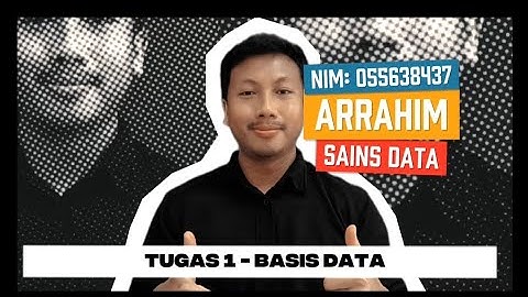 Tugas 1 - Basis Data (Universitas Terbuka) | Praktik ERD menggunakan yEd Graph Editor