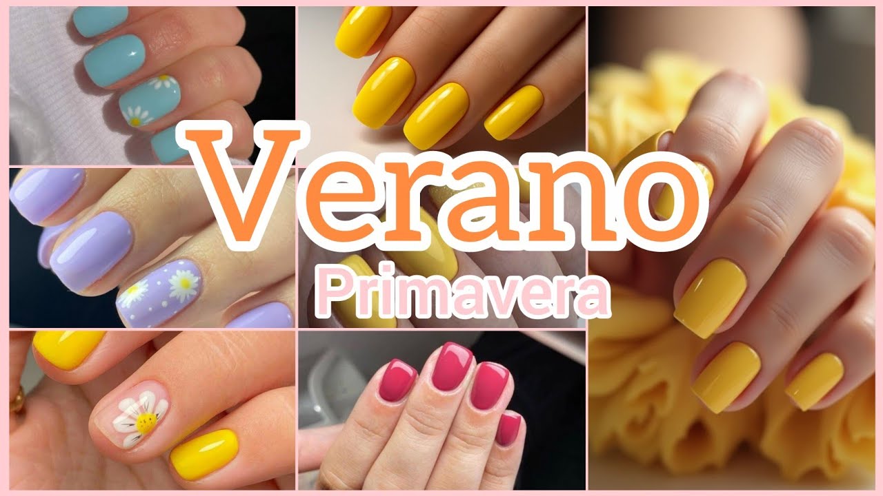 UÑAS PRIMAVERA VERANO  fácil 2025 💅🌸 diseños VERANO NAILS 