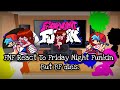 FNF React To Friday Night Funkin' But BF dies||FRIDAY NIGHT FUNKIN'||ElenaYT.