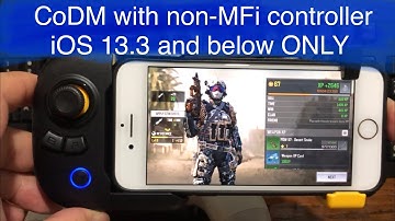 How to play CoD Mobile with a non MFi Controller (iOS 13.3 and below ONLY)