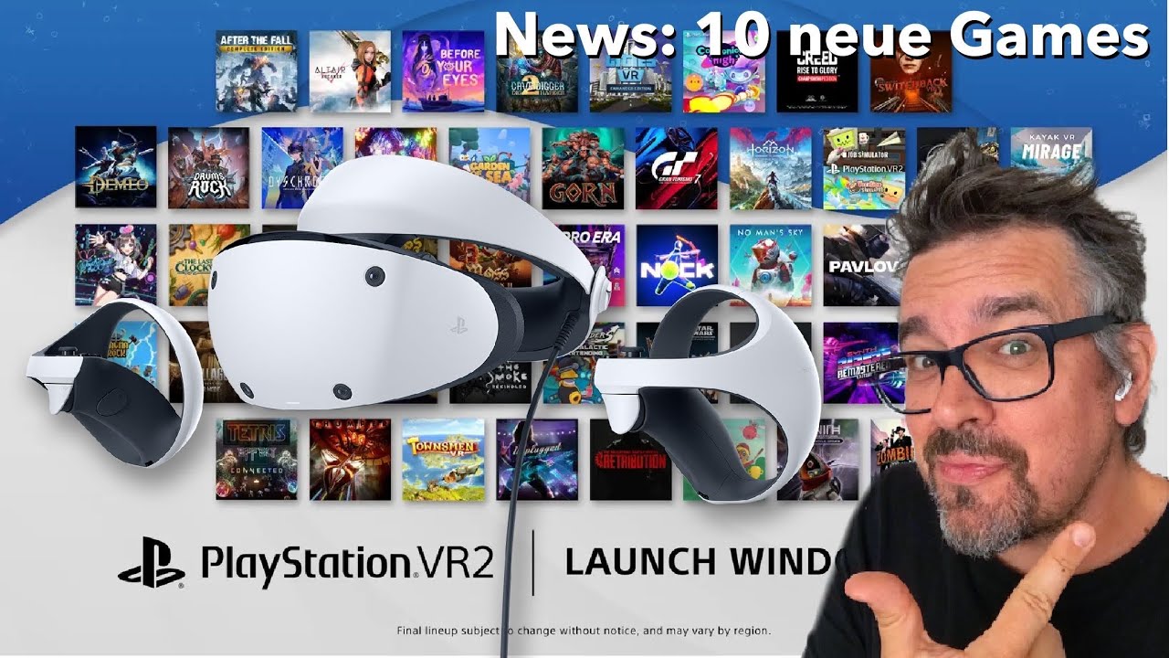 Playstation VR2 - NEWS: 10 weitere PSVR2 Spiele angekündigt - YouTube