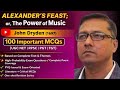 Alexander’s Feast – 100 Important MCQs | UGC NET | RPSC | PGT | TGT | John Dryden English Literature