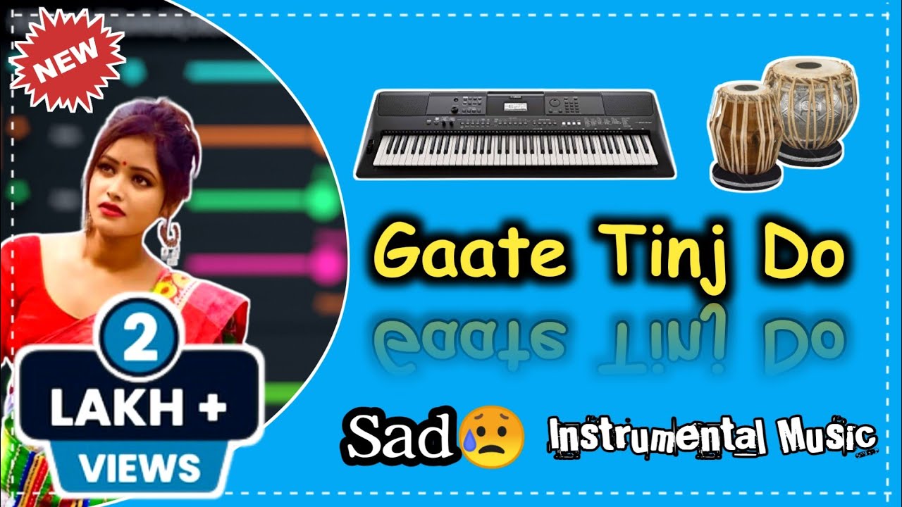 New Santali Instrumental Song 2022  Sad Music Gaate Tinj Do  New Santali Video