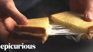 The Simple Hack to Making Grilled Cheese for a Crowd | Epicurious