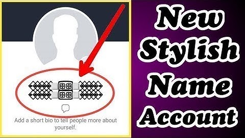 How to create facebook stylish name for easy method | new trick for verify stylish name 2019 Trick