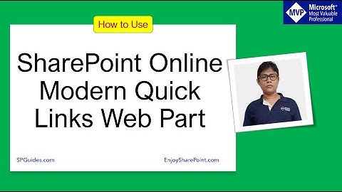 SharePoint online quick links web part | quick links web part SharePoint