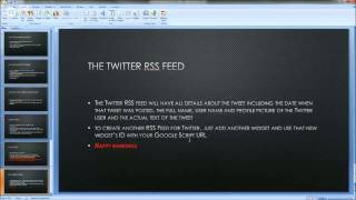 Semantic Mastery November 13th Twitter RSS, Indexing, Footprints