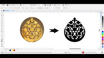 How To Make Jaali designs In CorelDraw | Laser Cut | Creating Laser cut file | Aari cutting | Design