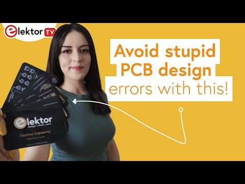 Avoid stupid PCB design errors with this pocket sized cheat card!