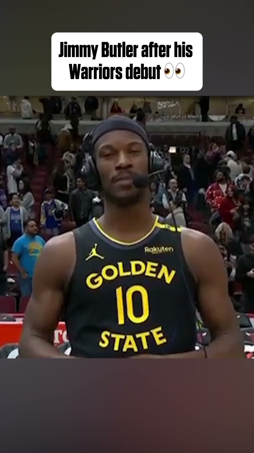 Jimmy Butler is 'very joyful' to be a Warrior ?