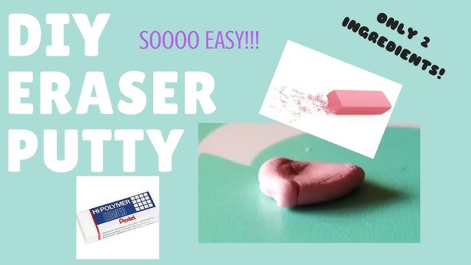 Diy Kneaded Eraser  How to make Kneaded eraser step by step 
