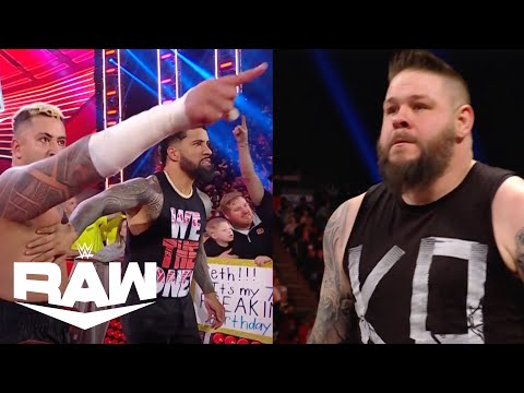 Kevin Owens Scares Away The Bloodline | WWE Raw Highlights 1/16/23 | WWE on USA