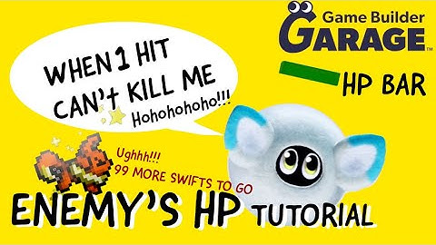 Enemy HP & Overhead HP (Health) Bar | Game Builder Garage Tutorials #13