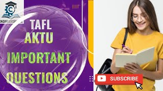 Aktu Theory of automata and formal: languages important question 2025|| TAFL#trending