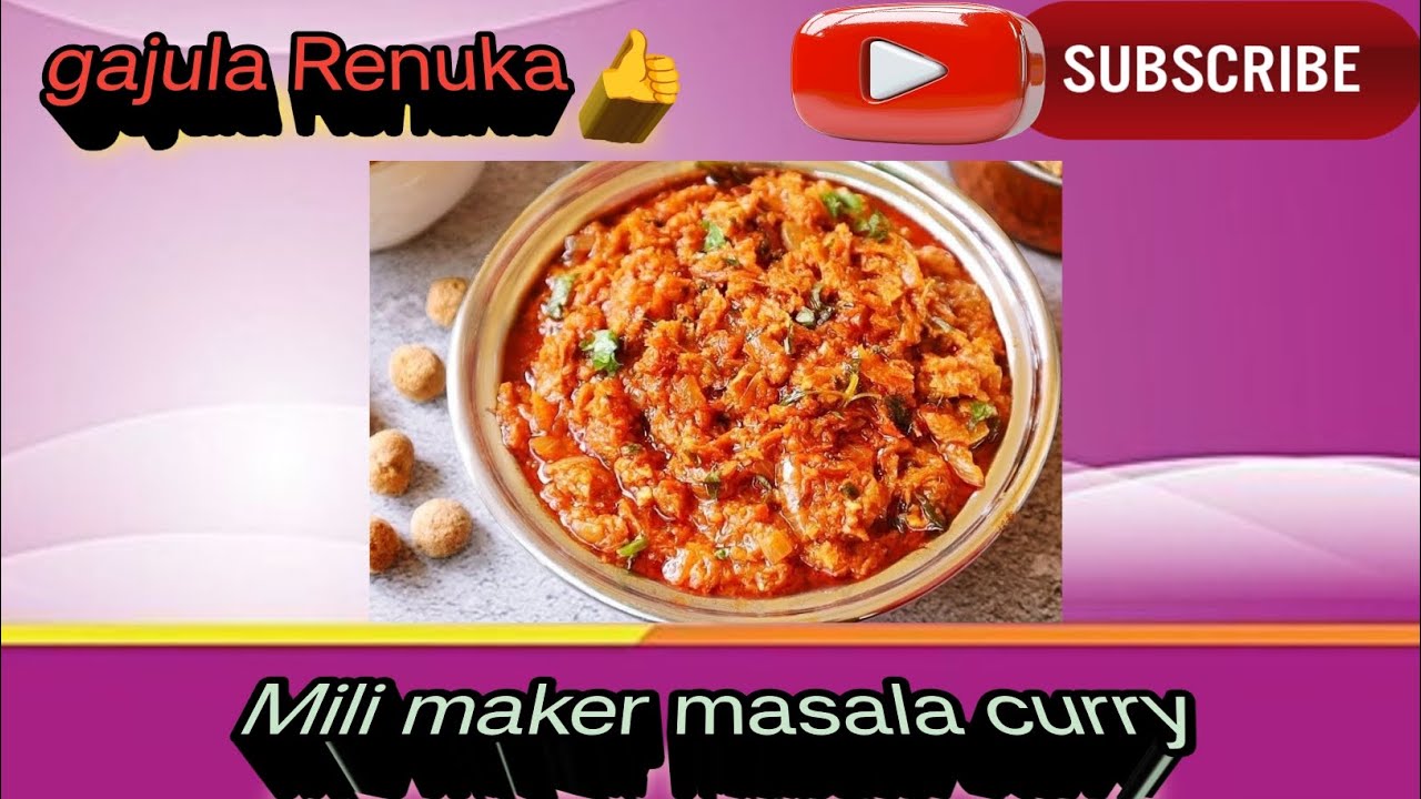 Mili maker masala curry Recipe 🤤👌👍 - YouTube