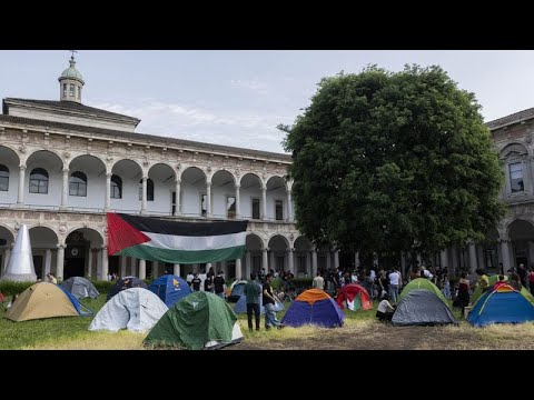 Pro-Palestinian protests continue in Belgium and the Netherlands