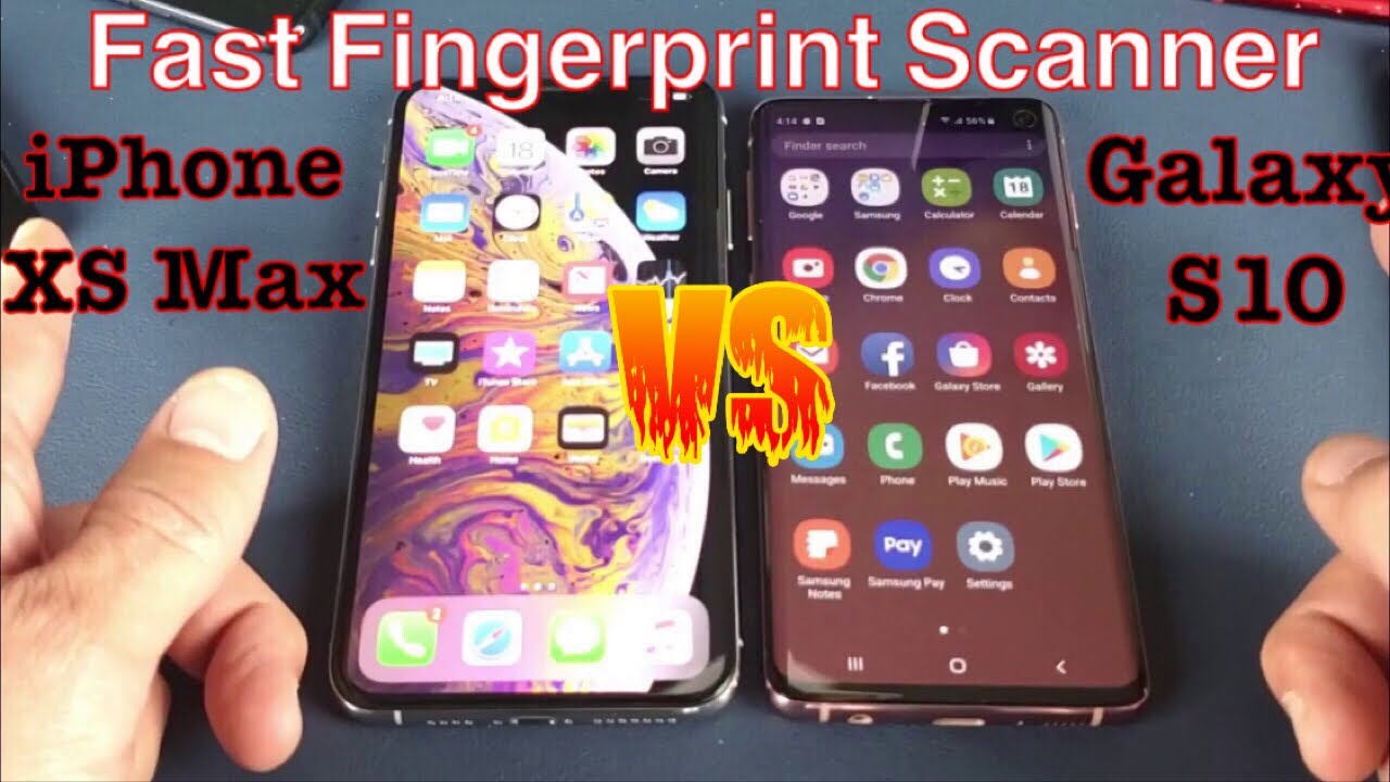 Fastest Face Id Unlock In The West Iphone Xs Max Vs Galaxy S10