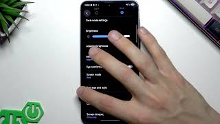 How to Enable Dark Mode and Eye Comfort Shield on Samsung Galaxy A57 screenshot 1