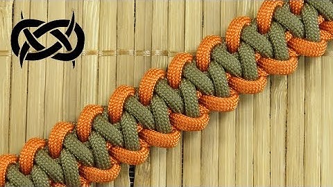 How to weave a Modified Shark Jaw Bone Paracord Bracelet