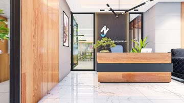 3D Animation in Lumion / Interior office design/ 4k Cinematic Video