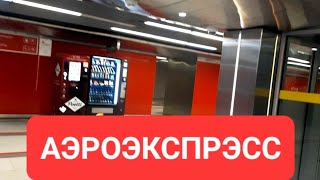картинка: КУСОК АЭРОПОРТА На Павелецком вокзале в Москве, отдуда идёт аэроэкспресс до аэропорта в Домодедово
