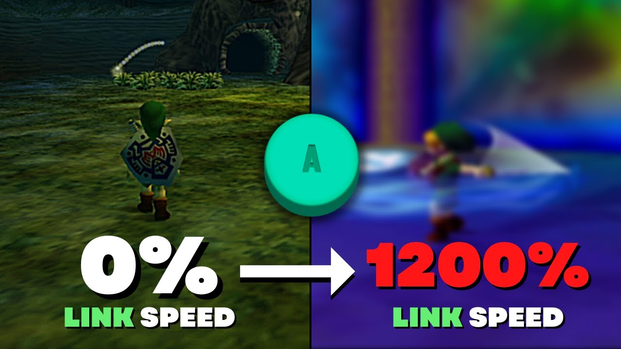 Majora's Mask but Every A Press Link gets 5% Faster