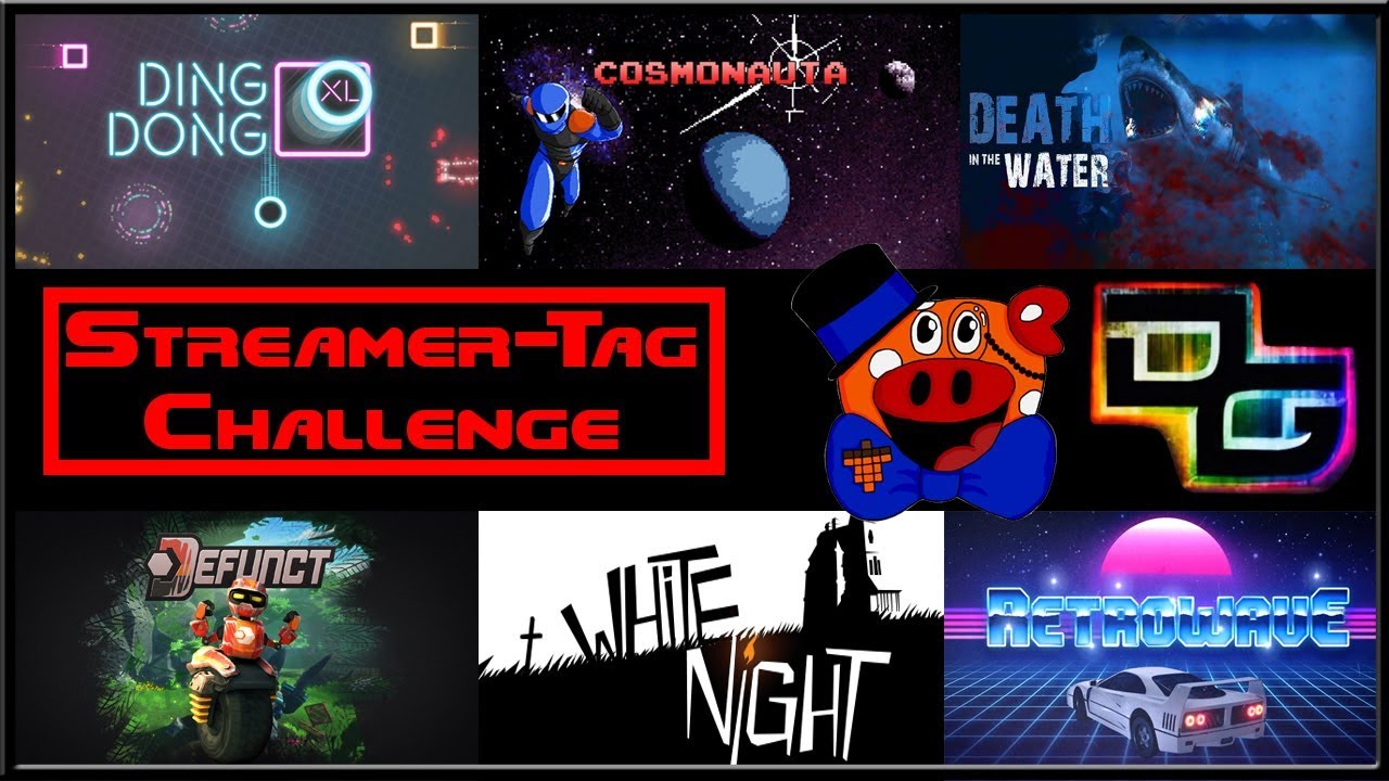 [Live]Streamer Tag Challenge - 6 Games to Play!|Tagged by Lightgazer! # ...