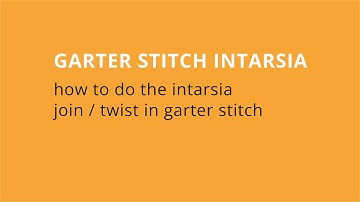Garter Stitch Intarsia