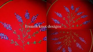 New Simple Flower French Knot Stitch Devi Arts
