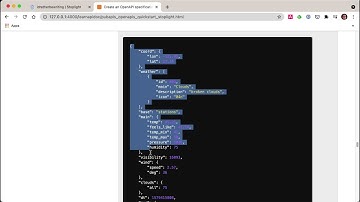 Stoplight Studio autogeneration of response schema from sample response