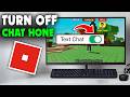 How To Turn Off Text Chat On Roblox (2026)