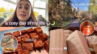 COSY DAY IN MY LIFE VLOG ☕ ~ nature walk, baking, resetting, selfcare