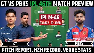 GT vs PBKS Today Match Prediction | Gujarat Titans vs Punjab Kings | IPL 2026 Match 46
