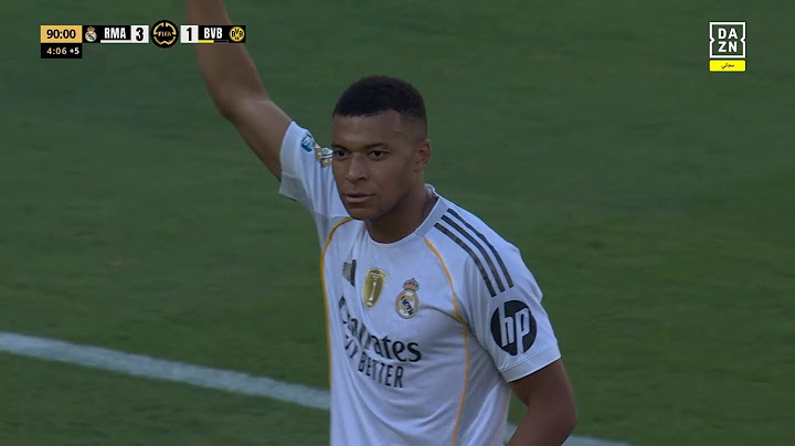 ملخص مباراة الريال ودورتموند 3-2 اليوم .. هدف مبابي العالمي 5-7-2025