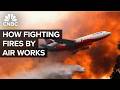 How Water Bombers, Old Commercial Planes And Helicopters Battle Wildfires