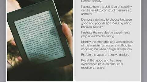6. Measuring usability